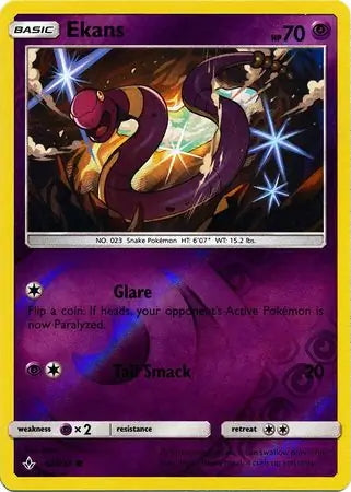 Unbroken Bonds Ekans #62/214 reverse holo